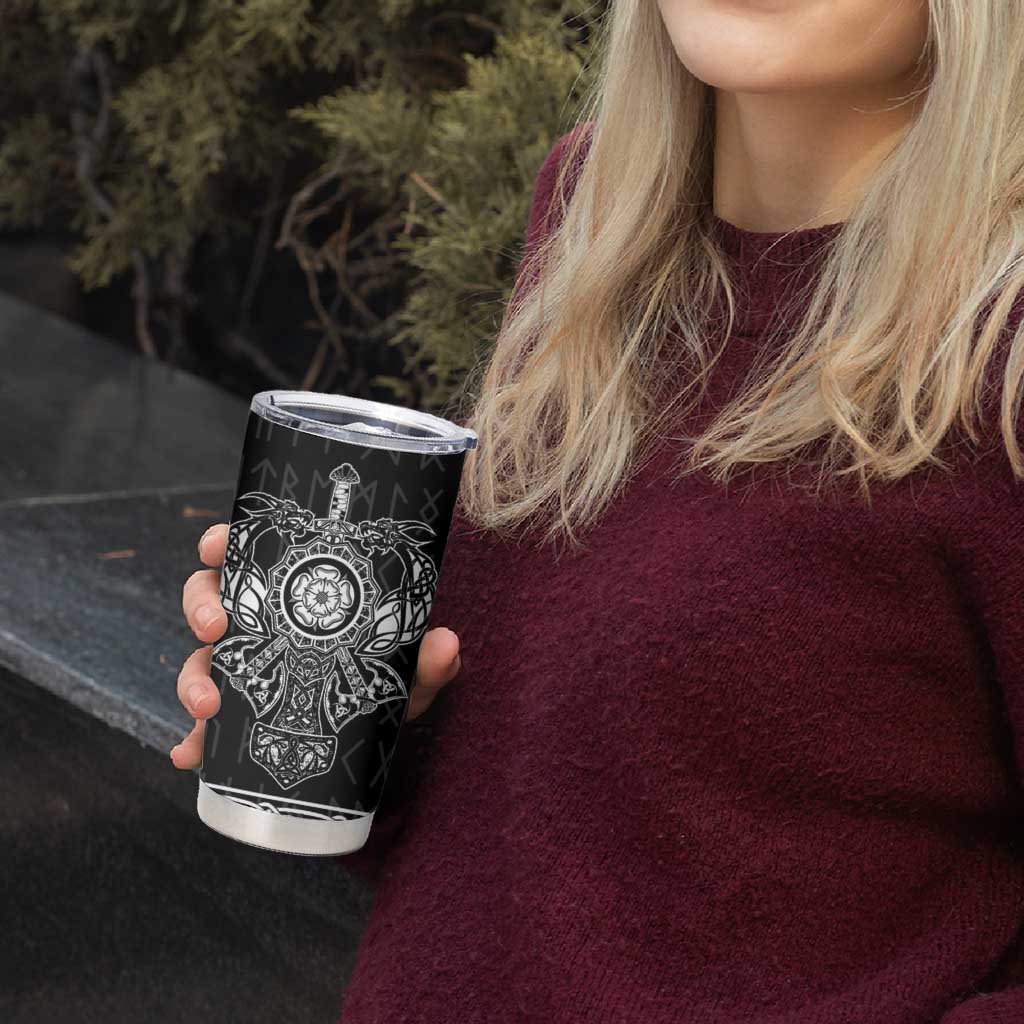 Vikings from Yorkshire Tumbler Cup Black Spirit of Jorvik - Wonder Print Shop