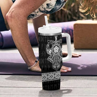 Vikings from Yorkshire Tumbler With Handle Black Spirit of Jorvik - Wonder Print Shop