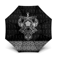 Vikings from Yorkshire Umbrella Black Spirit of Jorvik - Wonder Print Shop