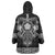 Vikings from Yorkshire Wearable Blanket Hoodie Black Spirit of Jorvik - Wonder Print Shop