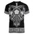 Vikings from Yorkshire Women V-Neck T-Shirt Black Spirit of Jorvik - Wonder Print Shop