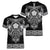 Vikings from Yorkshire Women V-Neck T-Shirt Black Spirit of Jorvik - Wonder Print Shop