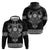 Vikings from Yorkshire Zip Hoodie Black Spirit of Jorvik - Wonder Print Shop