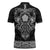 Vikings from Yorkshire Zipper Polo Shirt Black Spirit of Jorvik - Wonder Print Shop