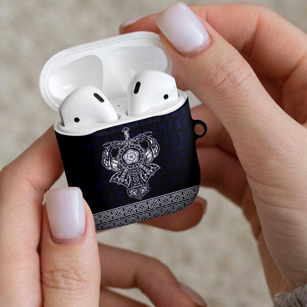 Vikings from Yorkshire AirPods Case Blue Spirit of Jorvik - Wonder Print Shop