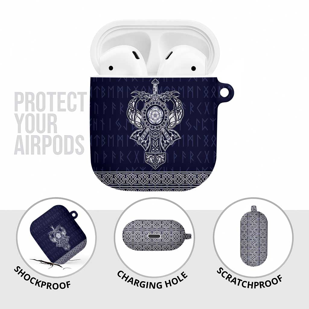 Vikings from Yorkshire AirPods Case Blue Spirit of Jorvik - Wonder Print Shop