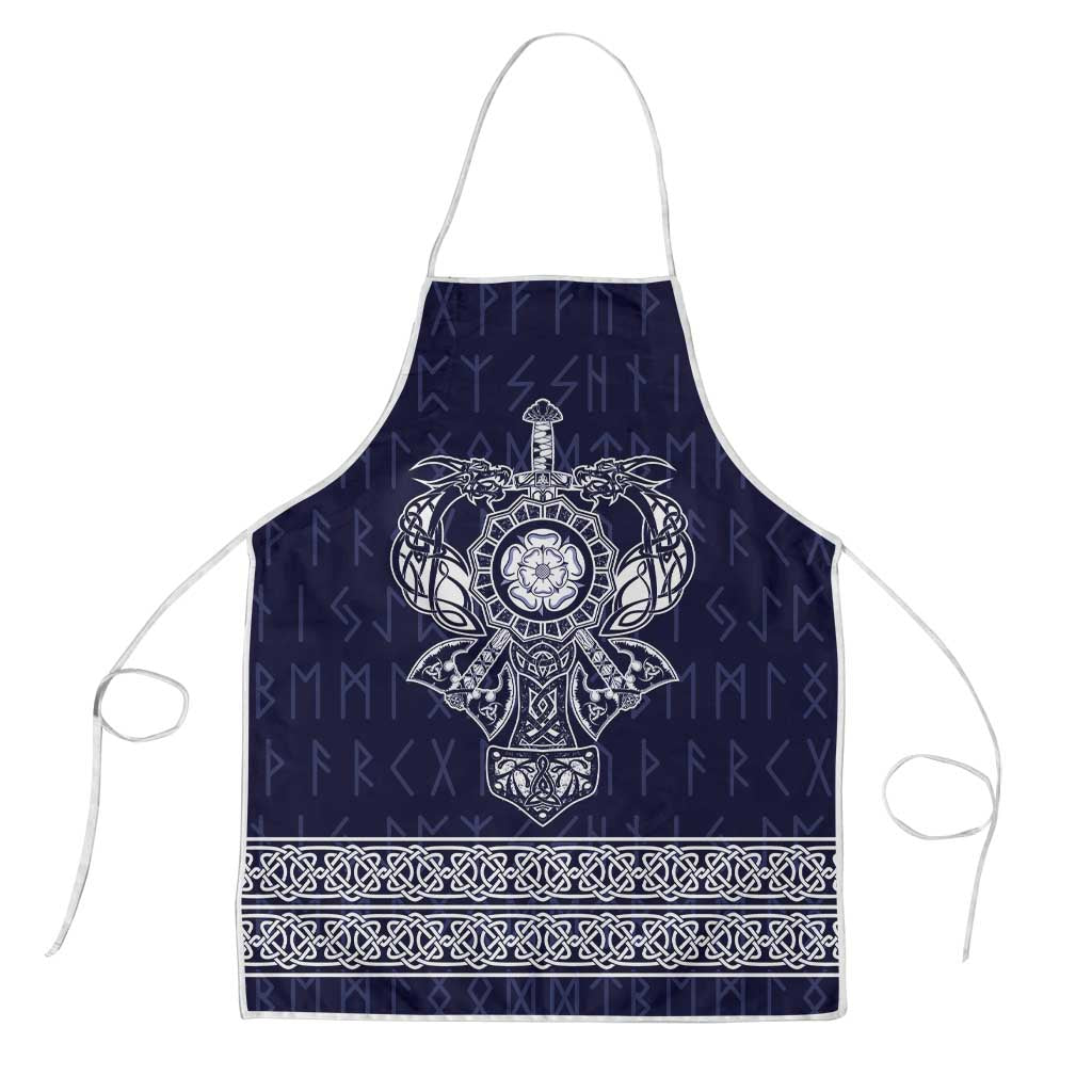 Vikings from Yorkshire Apron Blue Spirit of Jorvik - Wonder Print Shop