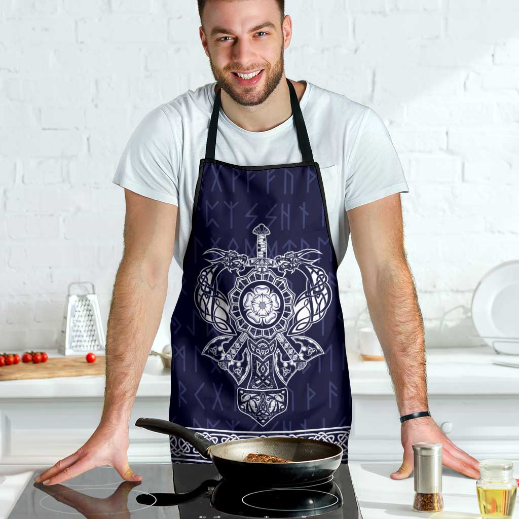 Vikings from Yorkshire Apron Blue Spirit of Jorvik - Wonder Print Shop