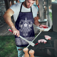 Vikings from Yorkshire Apron Blue Spirit of Jorvik - Wonder Print Shop