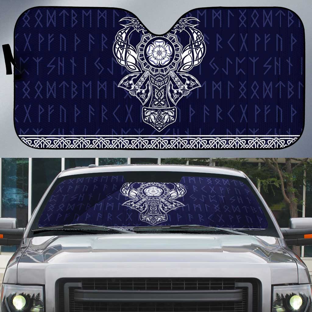 Vikings from Yorkshire Auto Sun Shade Blue Spirit of Jorvik - Wonder Print Shop