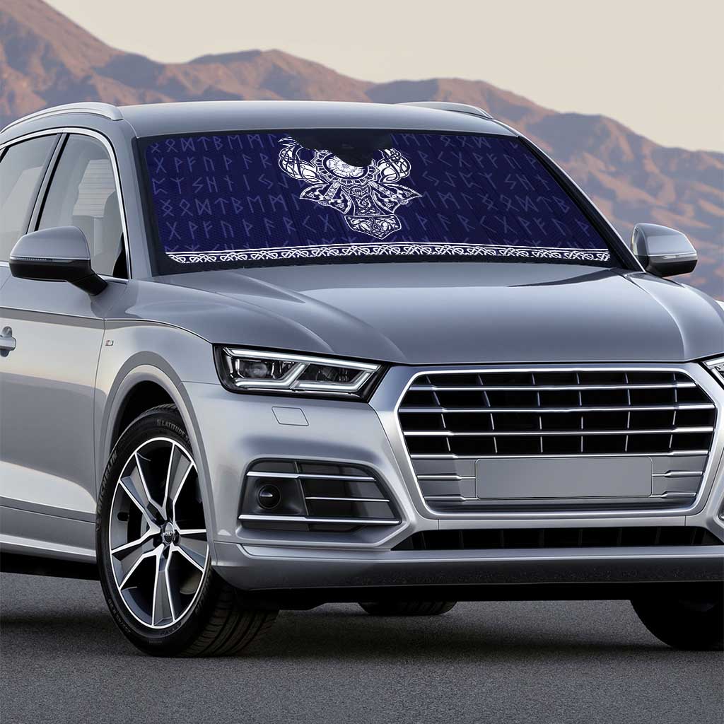 Vikings from Yorkshire Auto Sun Shade Blue Spirit of Jorvik - Wonder Print Shop