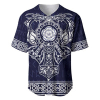 Vikings from Yorkshire Baseball Jersey Blue Spirit of Jorvik - Wonder Print Shop