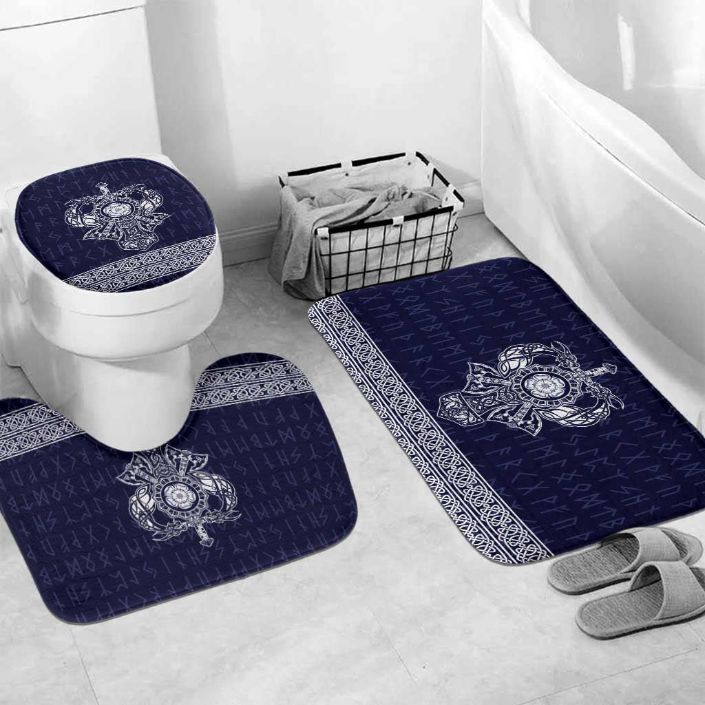 Vikings from Yorkshire Bathroom Set Blue Spirit of Jorvik - Wonder Print Shop