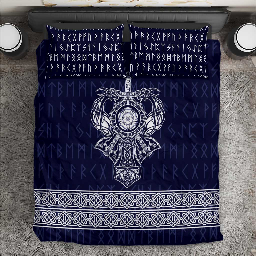 Vikings from Yorkshire Bedding Set Blue Spirit of Jorvik - Wonder Print Shop