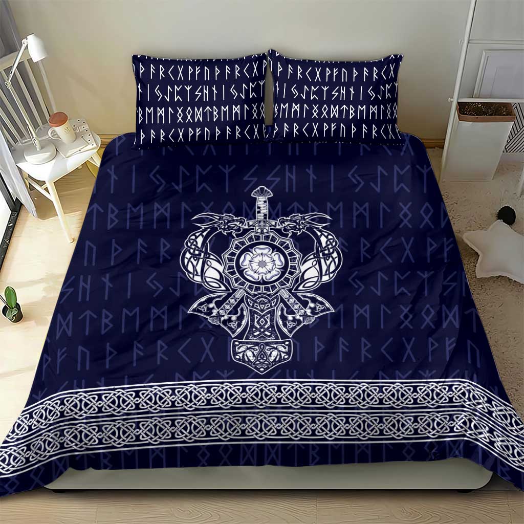 Vikings from Yorkshire Bedding Set Blue Spirit of Jorvik - Wonder Print Shop