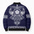 Vikings from Yorkshire Bomber Puffer Jacket Blue Spirit of Jorvik - Wonder Print Shop