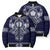 Vikings from Yorkshire Bomber Puffer Jacket Blue Spirit of Jorvik - Wonder Print Shop