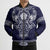 Vikings from Yorkshire Bomber Puffer Jacket Blue Spirit of Jorvik - Wonder Print Shop