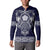 Vikings from Yorkshire Button Sweatshirt Blue Spirit of Jorvik - Wonder Print Shop