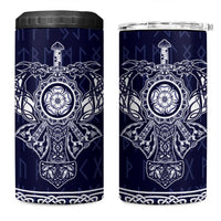 Vikings from Yorkshire 4 in 1 Can Cooler Tumbler Blue Spirit of Jorvik - Wonder Print Shop