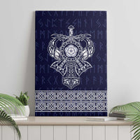Vikings from Yorkshire Canvas Wall Art Blue Spirit of Jorvik - Wonder Print Shop