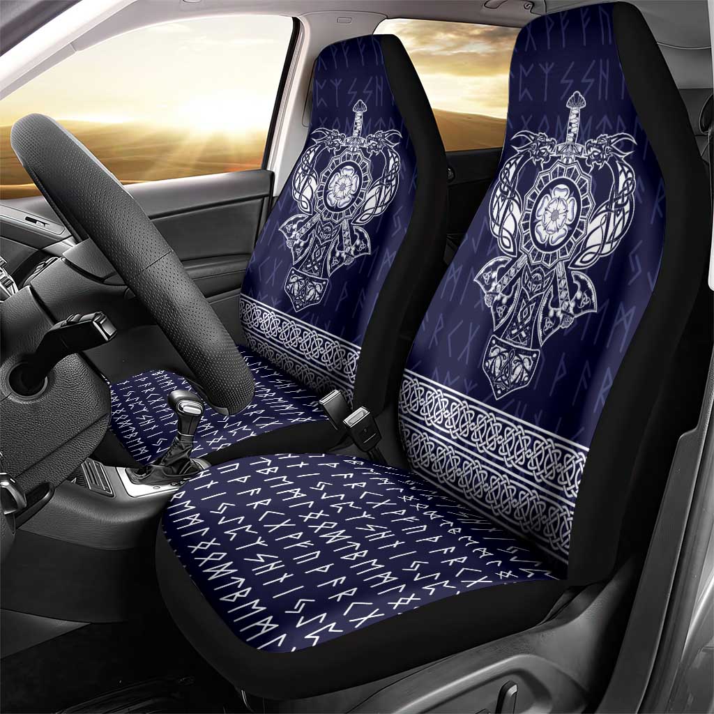 Vikings from Yorkshire Car Seat Cover Blue Spirit of Jorvik - Wonder Print Shop