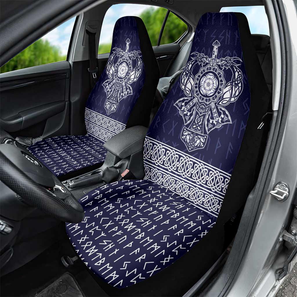 Vikings from Yorkshire Car Seat Cover Blue Spirit of Jorvik - Wonder Print Shop
