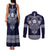 Vikings from Yorkshire Couples Matching Tank Maxi Dress and Long Sleeve Button Shirt Blue Spirit of Jorvik - Wonder Print Shop