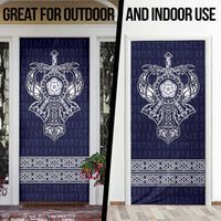 Vikings from Yorkshire Door Cover Blue Spirit of Jorvik - Wonder Print Shop