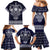 Vikings from Yorkshire Family Matching Mermaid Dress and Hawaiian Shirt Blue Spirit of Jorvik - Wonder Print Shop