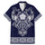 Vikings from Yorkshire Family Matching Mermaid Dress and Hawaiian Shirt Blue Spirit of Jorvik - Wonder Print Shop