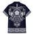 Vikings from Yorkshire Family Matching Mermaid Dress and Hawaiian Shirt Blue Spirit of Jorvik - Wonder Print Shop