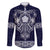 Vikings from Yorkshire Family Matching Short Sleeve Bodycon Dress and Hawaiian Shirt Blue Spirit of Jorvik - Wonder Print Shop
