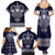 Vikings from Yorkshire Family Matching Summer Maxi Dress and Hawaiian Shirt Blue Spirit of Jorvik - Wonder Print Shop