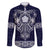 Vikings from Yorkshire Family Matching Summer Maxi Dress and Hawaiian Shirt Blue Spirit of Jorvik - Wonder Print Shop