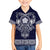 Vikings from Yorkshire Family Matching Summer Maxi Dress and Hawaiian Shirt Blue Spirit of Jorvik - Wonder Print Shop