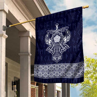 Vikings from Yorkshire Garden Flag Blue Spirit of Jorvik - Wonder Print Shop