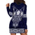 Vikings from Yorkshire Hoodie Dress Blue Spirit of Jorvik - Wonder Print Shop