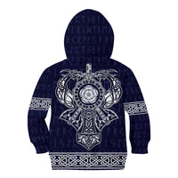 Vikings from Yorkshire Kid Hoodie Blue Spirit of Jorvik - Wonder Print Shop