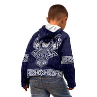 Vikings from Yorkshire Kid Hoodie Blue Spirit of Jorvik - Wonder Print Shop