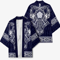 Vikings from Yorkshire Kimono Blue Spirit of Jorvik - Wonder Print Shop