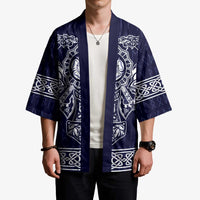 Vikings from Yorkshire Kimono Blue Spirit of Jorvik - Wonder Print Shop