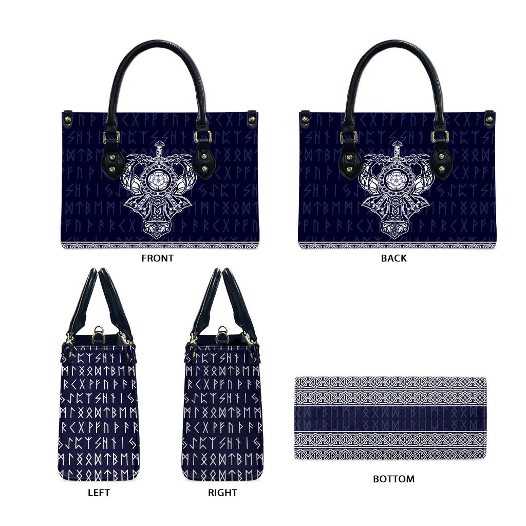 Vikings from Yorkshire Leather Bag Blue Spirit of Jorvik - Wonder Print Shop