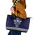Vikings from Yorkshire Leather Tote Bag Blue Spirit of Jorvik - Wonder Print Shop