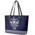 Vikings from Yorkshire Leather Tote Bag Blue Spirit of Jorvik - Wonder Print Shop