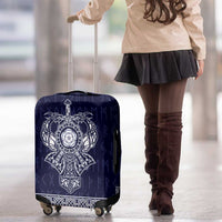 Vikings from Yorkshire Luggage Cover Blue Spirit of Jorvik - Wonder Print Shop