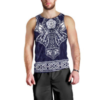 Vikings from Yorkshire Men Tank Top Blue Spirit of Jorvik - Wonder Print Shop
