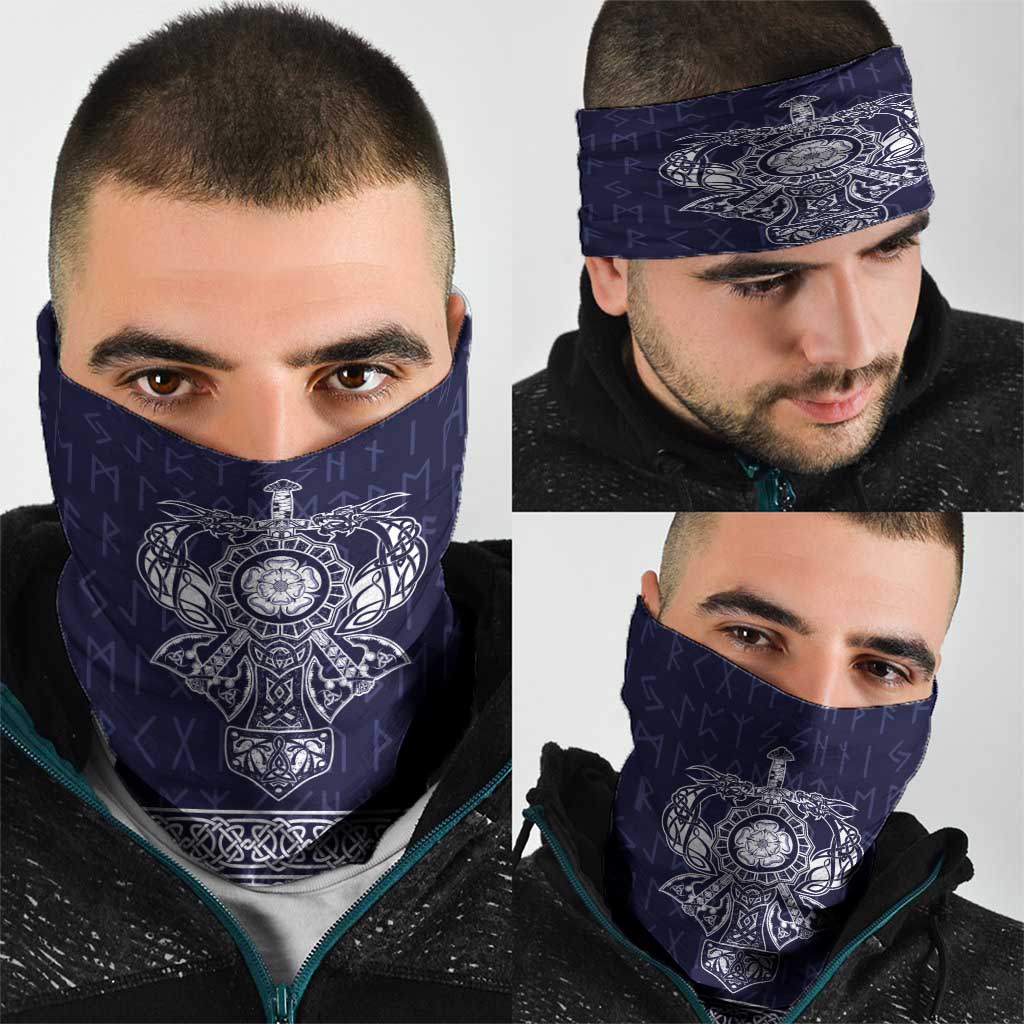 Vikings from Yorkshire Neck Gaiter Blue Spirit of Jorvik - Wonder Print Shop