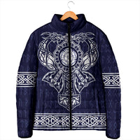 Vikings from Yorkshire Padded Jacket Blue Spirit of Jorvik - Wonder Print Shop