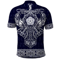 Vikings from Yorkshire Polo Shirt Blue Spirit of Jorvik - Wonder Print Shop
